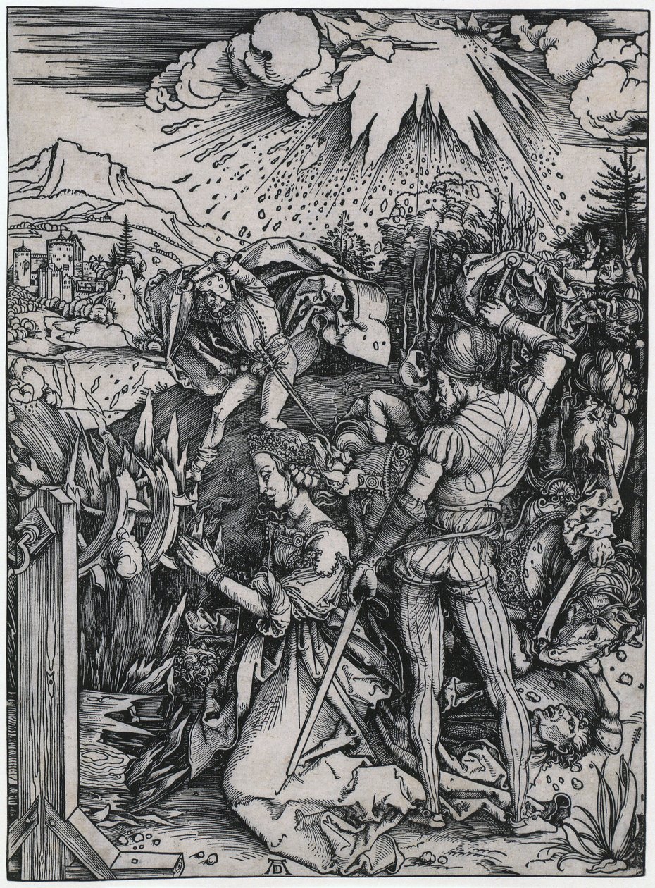 Den hellige Katarinas lidelser av Albrecht Dürer