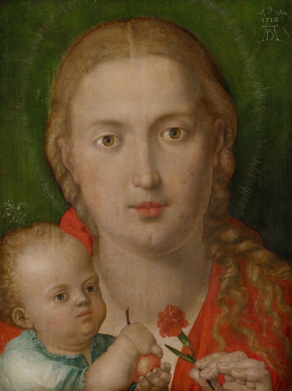 Jomfruen med nellik av Albrecht Dürer