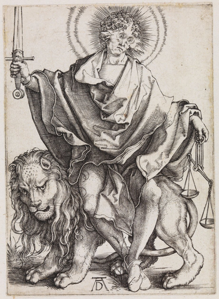 Rettferdighetens sol (Sol Justitiae) av Albrecht Dürer