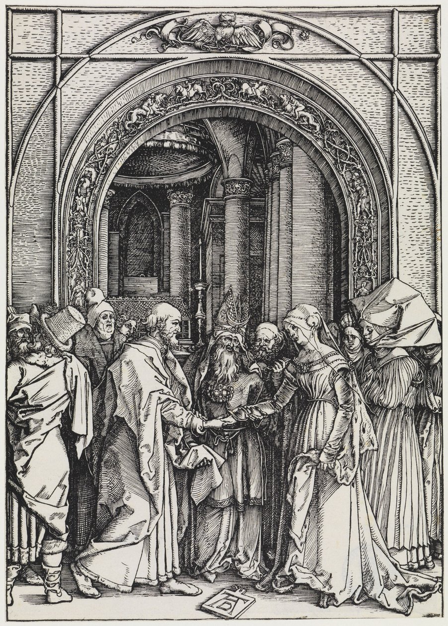Jomfru Marias forlovelse av Albrecht Dürer