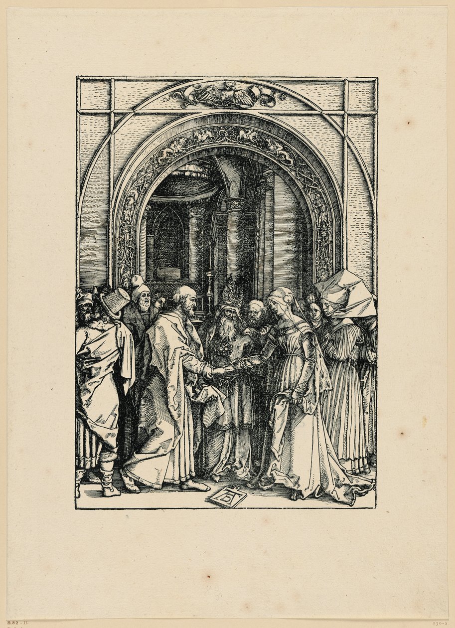 Marias trolovelse (Marias liv) av Albrecht Dürer