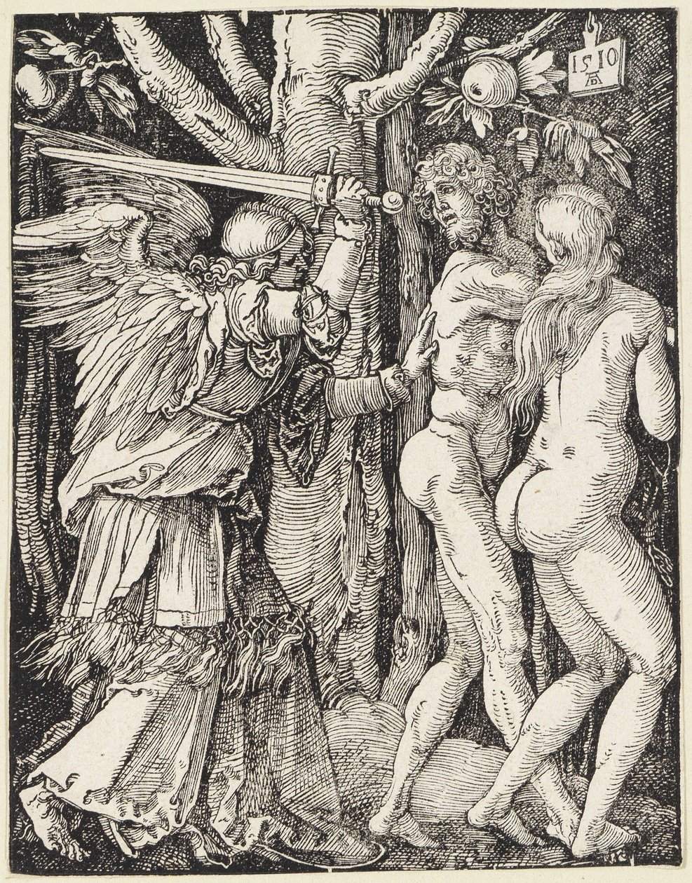 Utdrivelsen fra paradiset av Albrecht Dürer