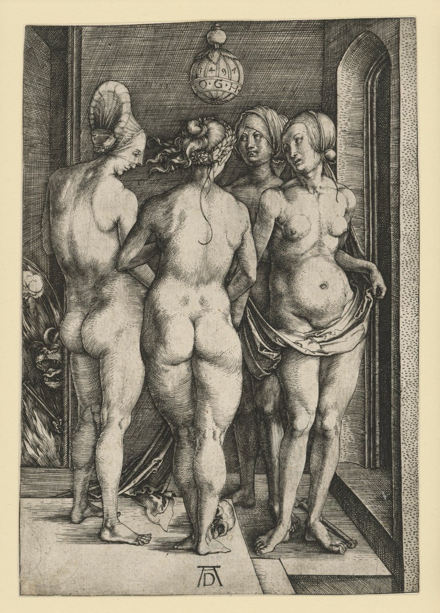 De fire nakne kvinnene av Albrecht Dürer