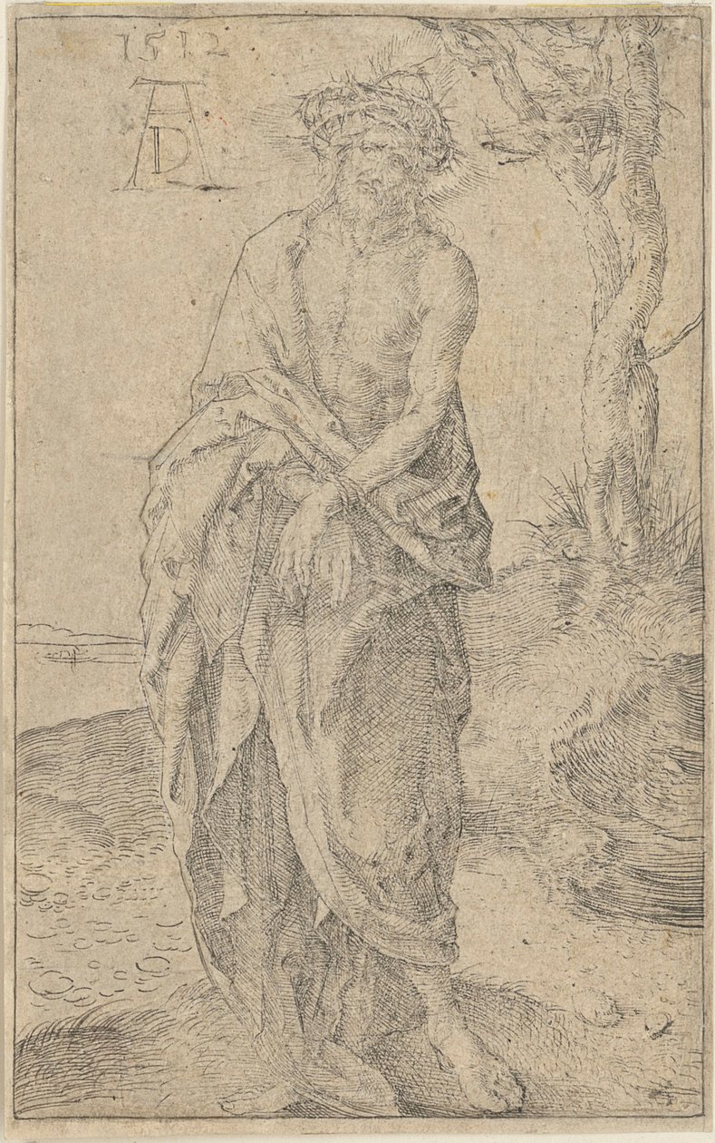 Ecce Homo (Smertensmannen med bundne hender) av Albrecht Dürer
