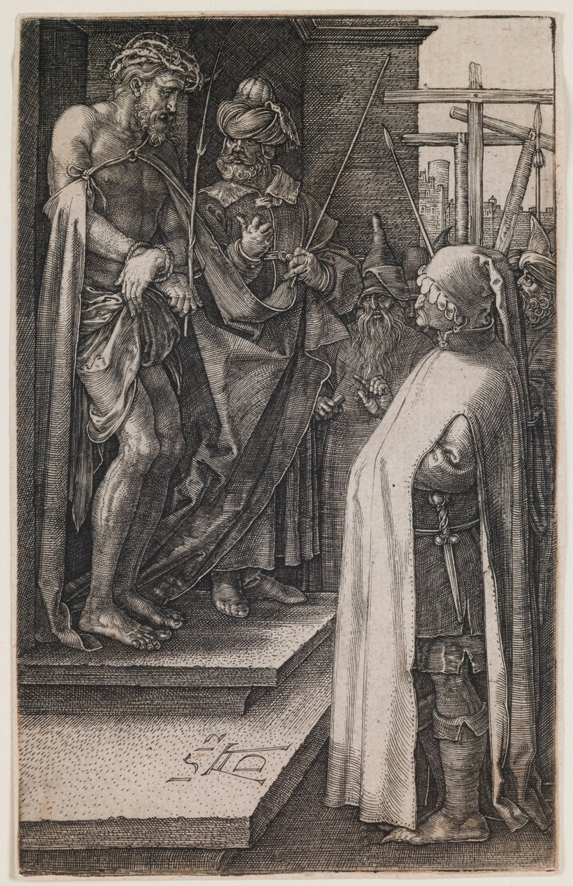 Ecce Homo, fra serien "The Engraved Passion" av Albrecht Dürer