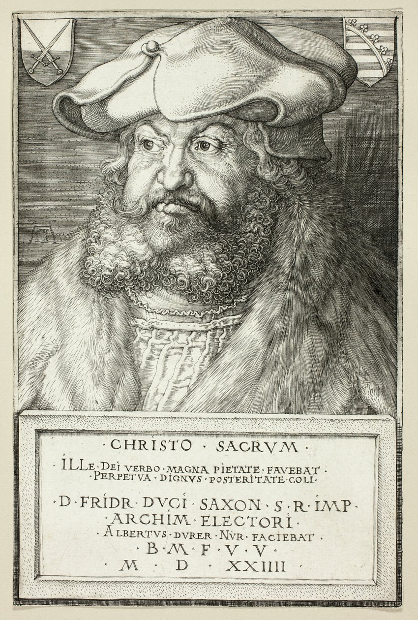 Kurfyrst Fredrik den vise av Sachsen av Albrecht Dürer