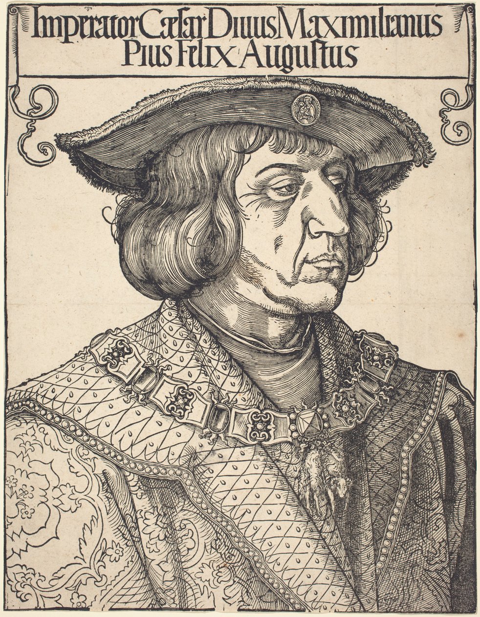 Keiser Maximilian I av Albrecht Dürer