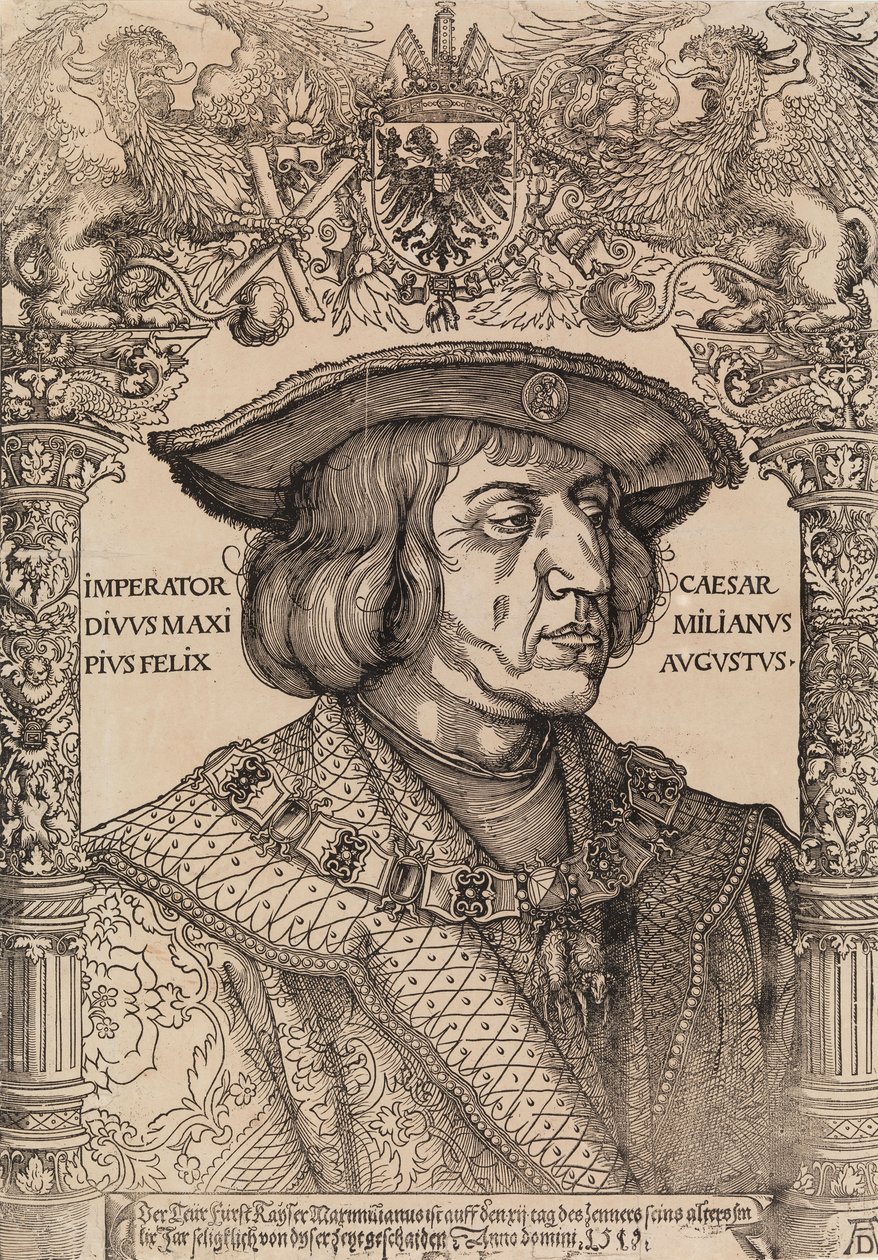 Keiser Maximilian I av Albrecht Dürer