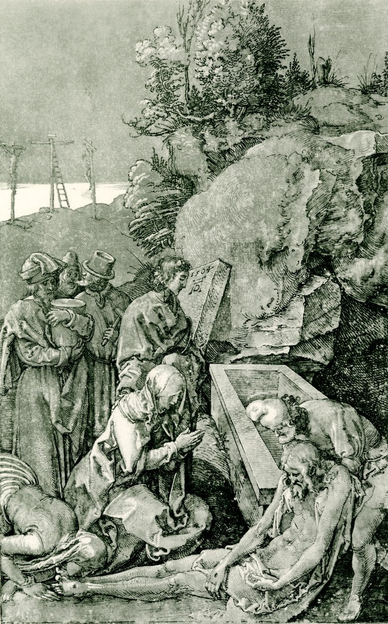 Kristi gravlegging av Albrecht Dürer