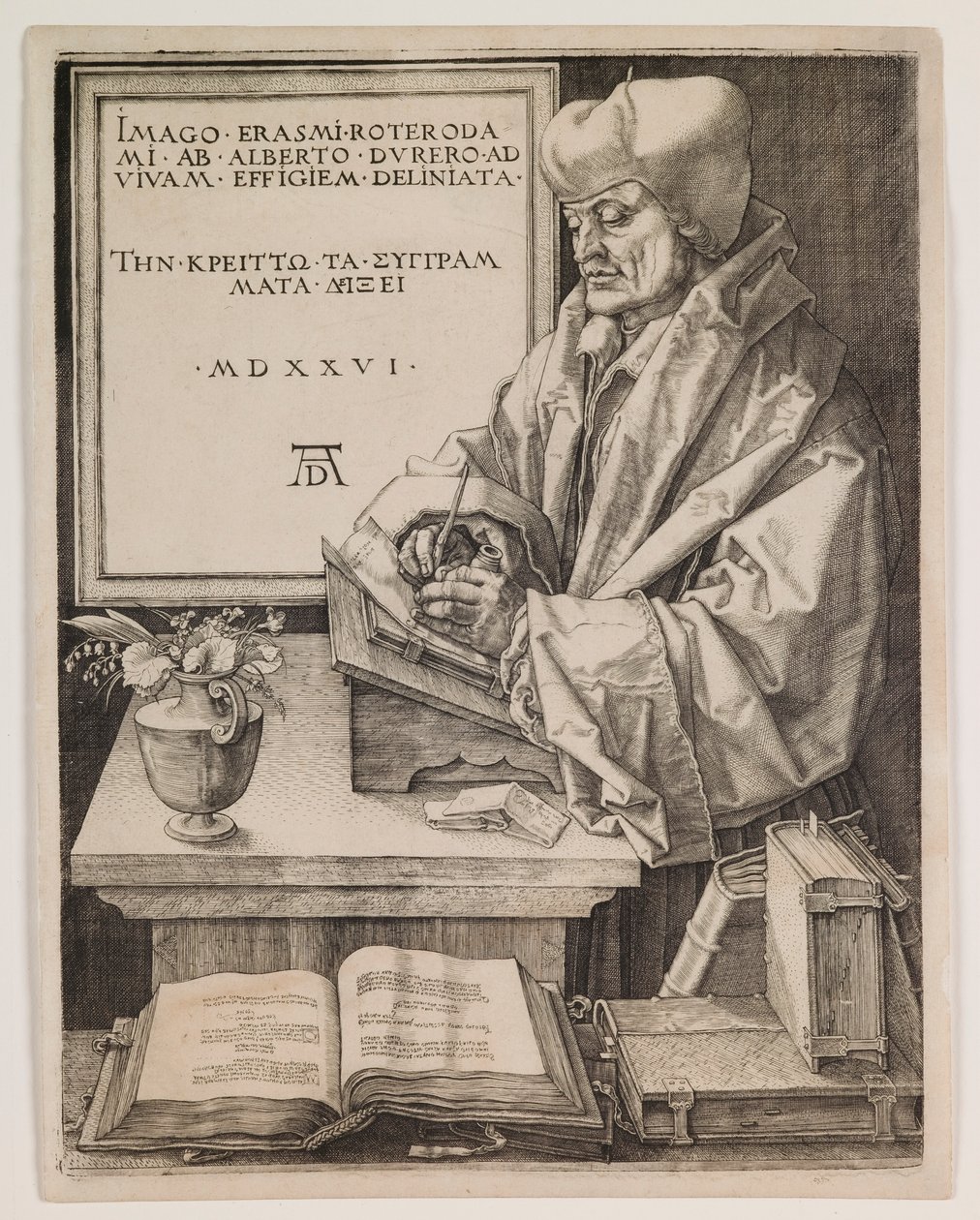 Erasmus av Rotterdam av Albrecht Dürer