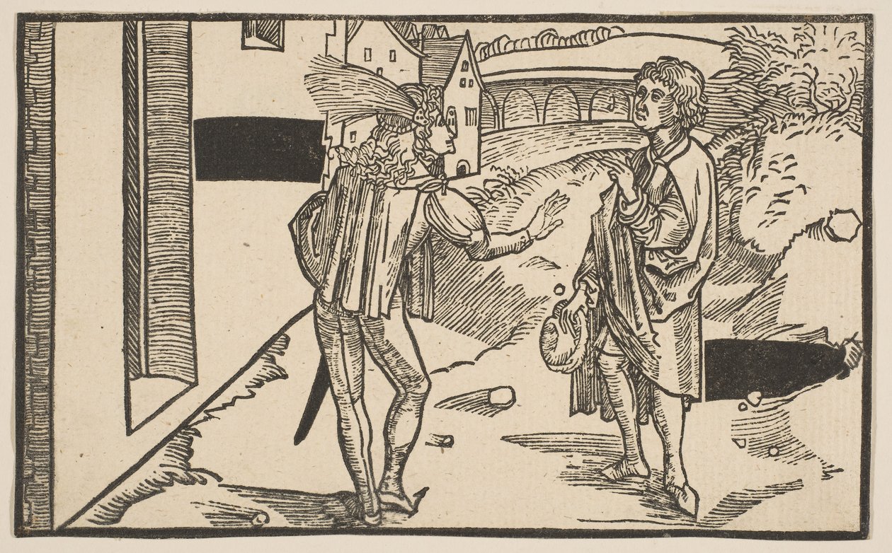 Eunuchus, fra The Comedie of Terence, opptrykk fra 1800-tallet.n.d. av Albrecht Dürer
