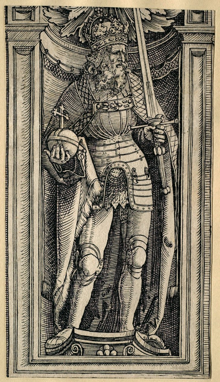 Figur fra en søyle på buen av Albrecht Dürer