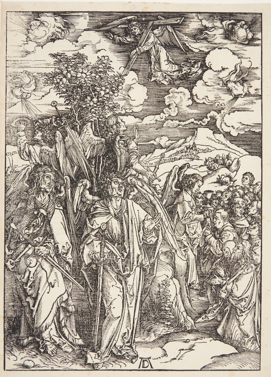 Four Angels Staying the Winds av Albrecht Dürer