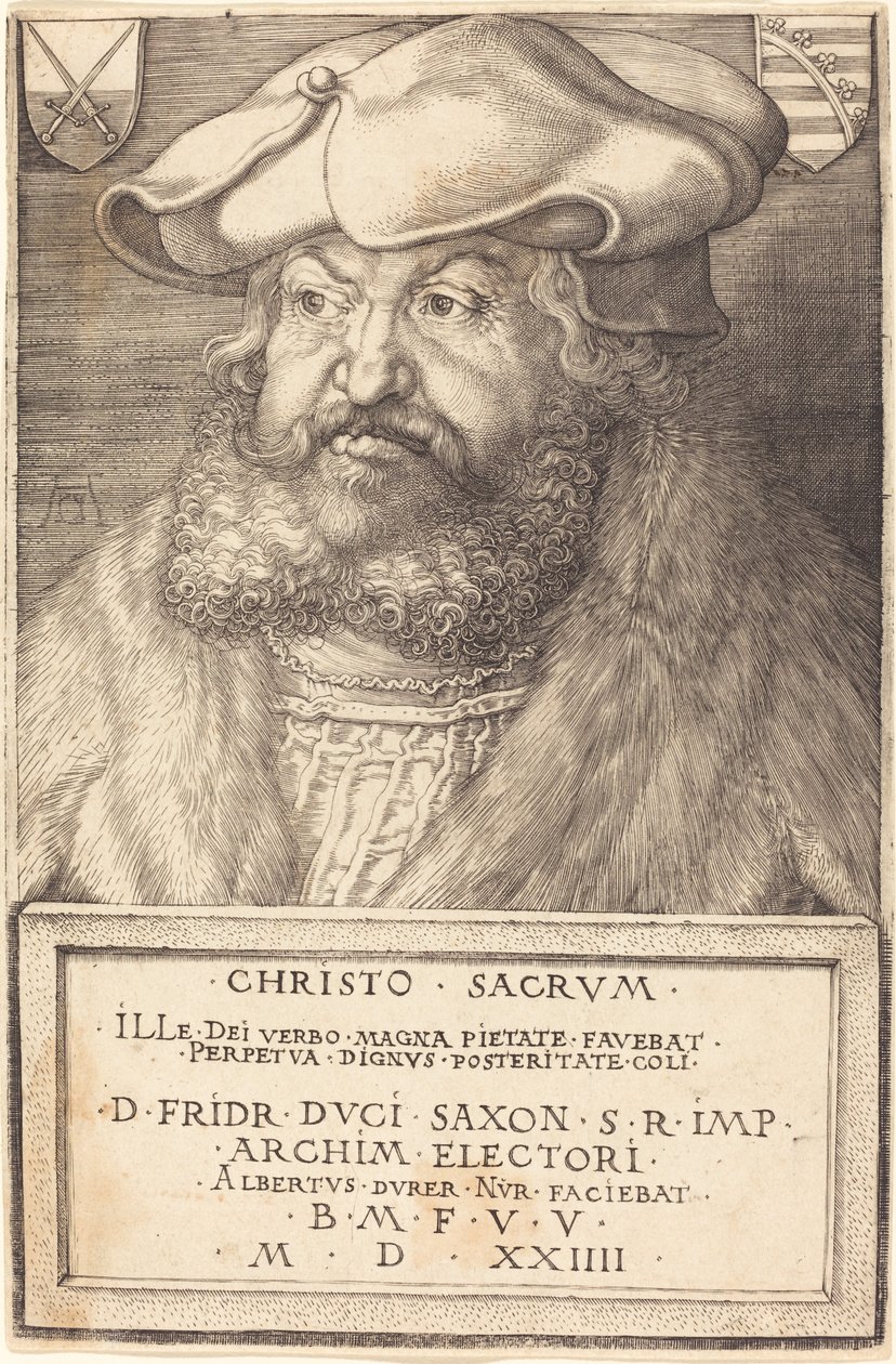 Fredrik den vise, kurfyrst av Sachsen av Albrecht Dürer