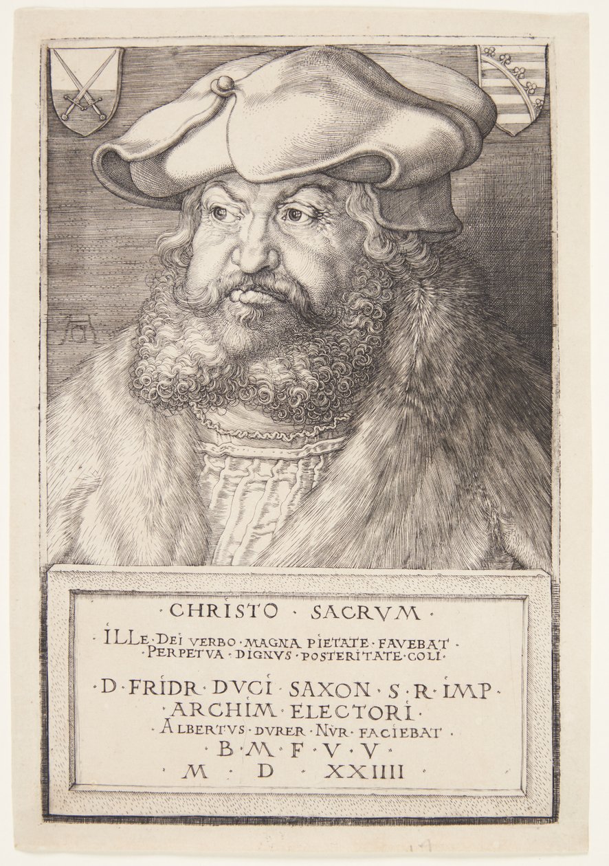 Fredrik den vise, kurfyrst av Sachsen av Albrecht Dürer