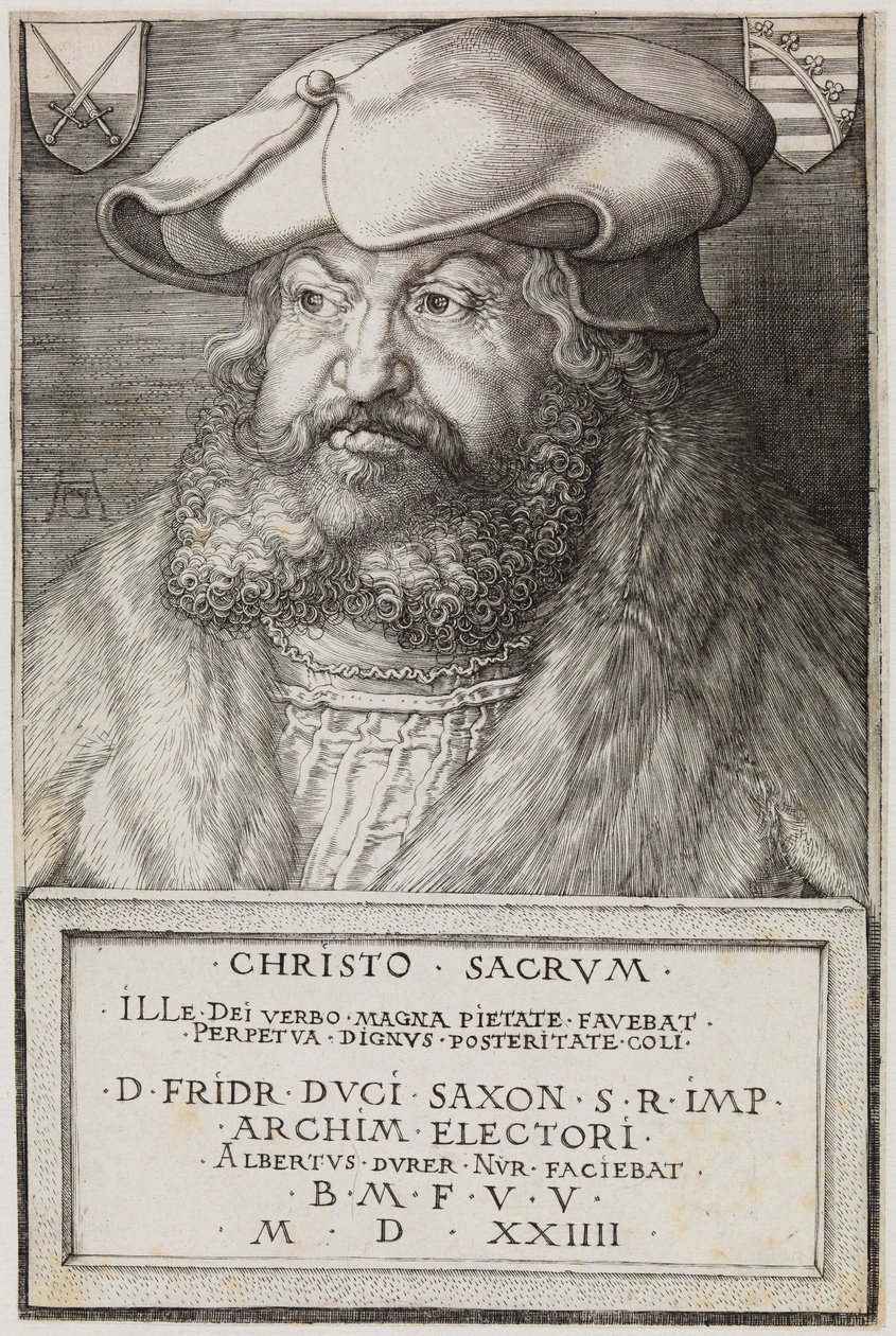Fredrik den Vise, kurfyrste av Sachsen av Albrecht Dürer