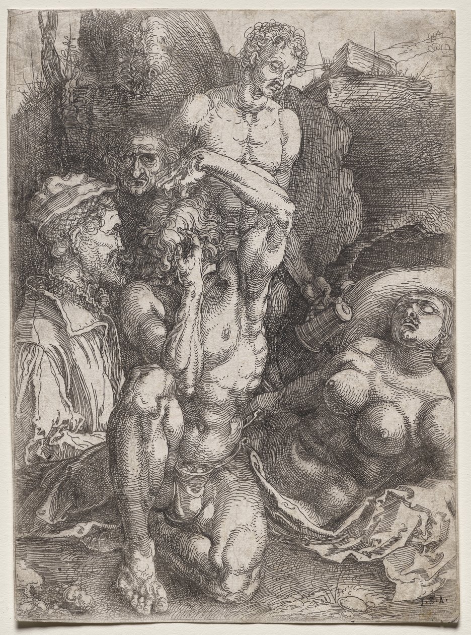 Gruppe på fem figurer av Albrecht Dürer