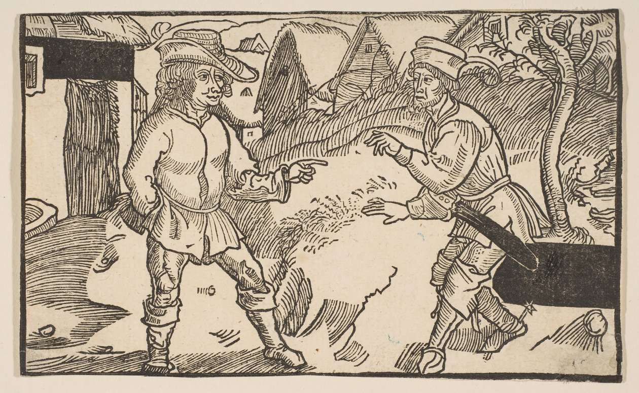 Heauton Timourumenos, fra The Comedies of Terence, 1800-talls opptrykk.n.d. av Albrecht Dürer