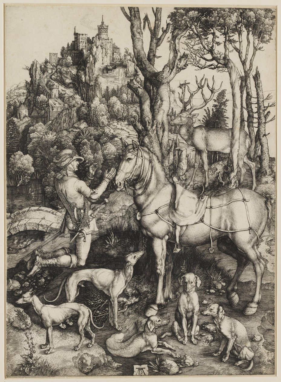 Den hellige Eustachius av Albrecht Dürer