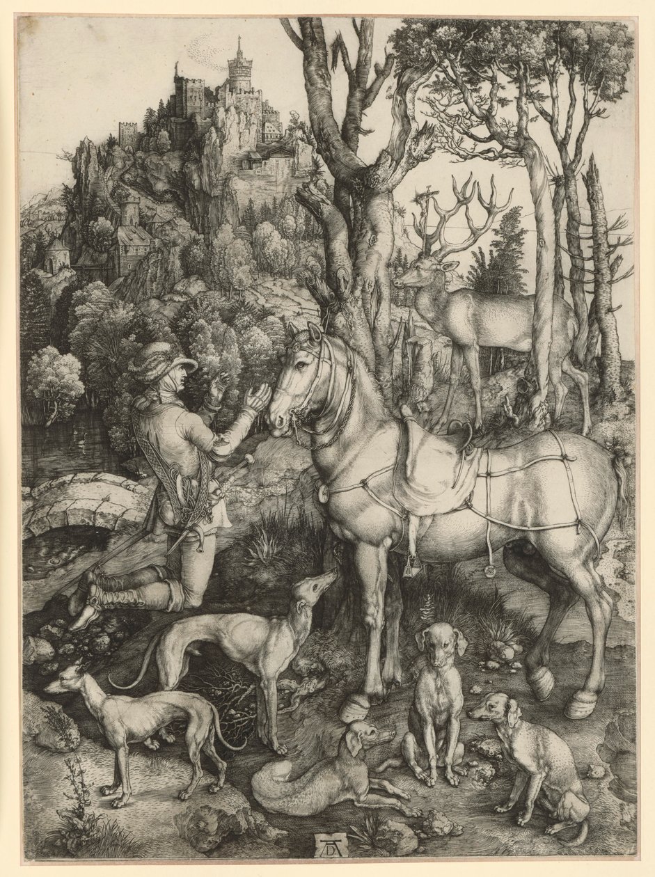 Den hellige Eustachius av Albrecht Dürer