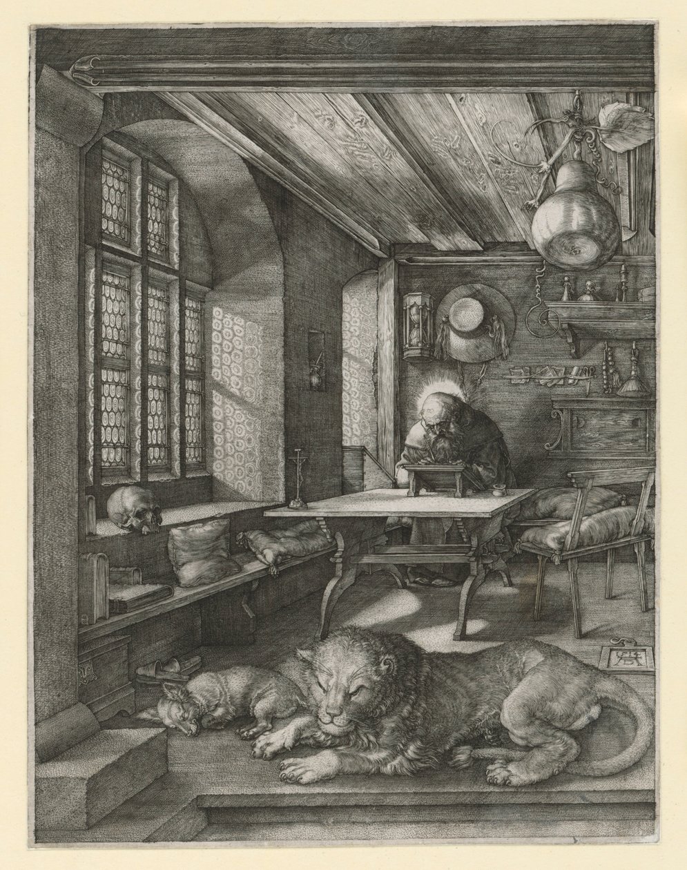 Sankt Hieronymus i sitt studerkammer av Albrecht Dürer
