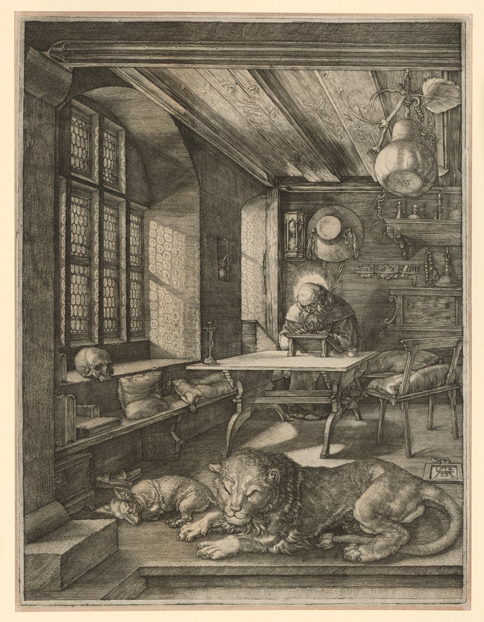 Sankt Hieronymus i sitt studerkammer av Albrecht Dürer