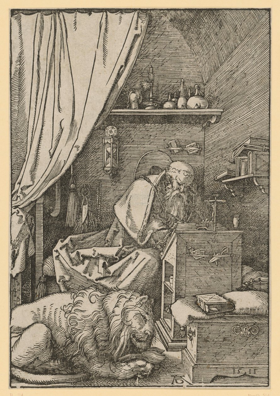 Sankt Hieronymus i sin celle av Albrecht Dürer