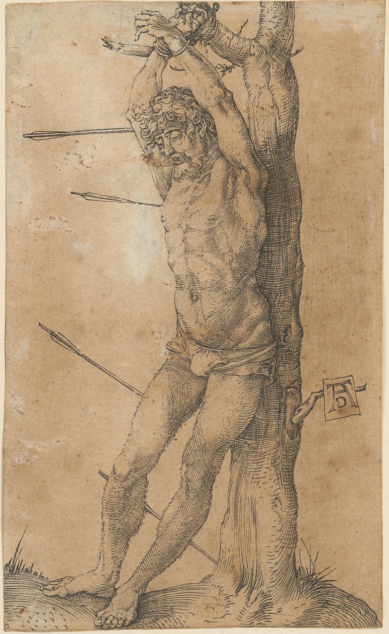 Sankt Sebastian ved treet av Albrecht Dürer