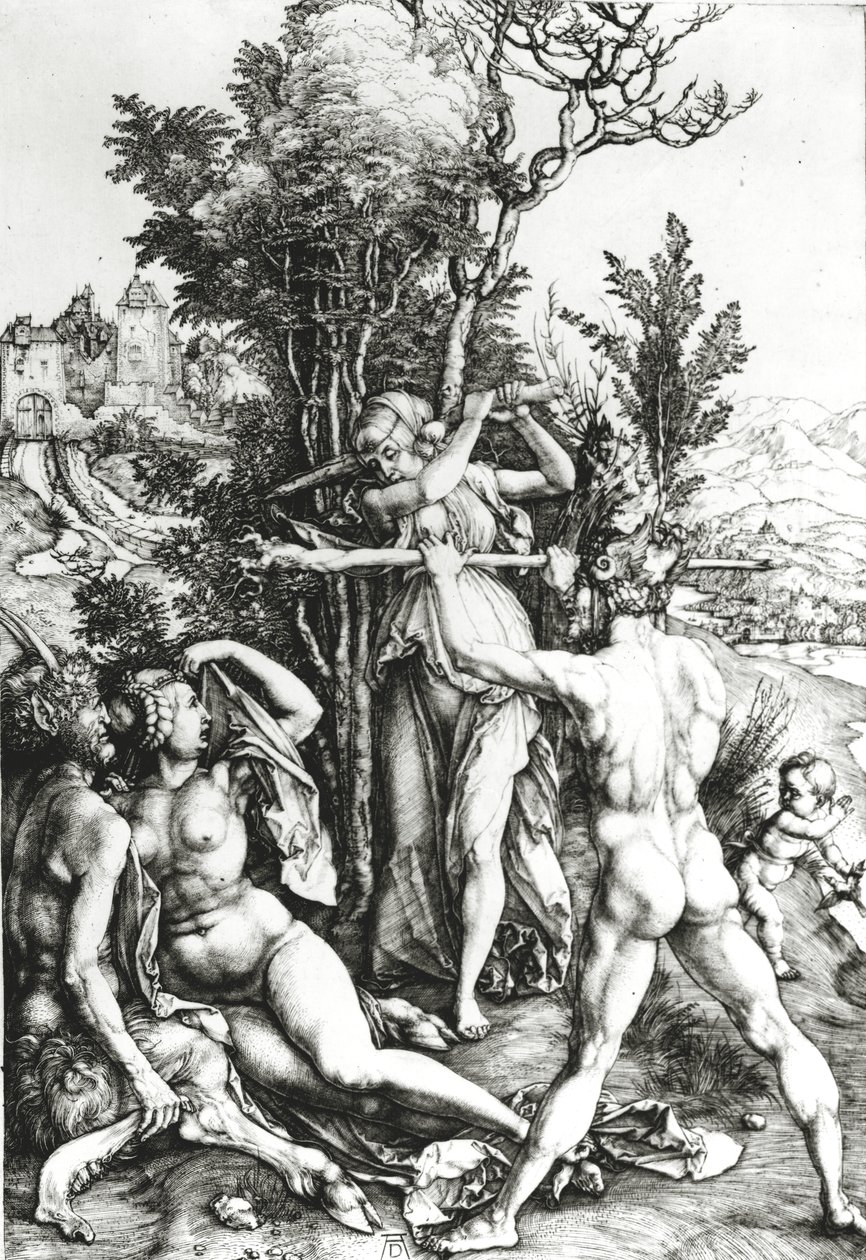 Herkules ved veikrysset, 1498 av Albrecht Dürer