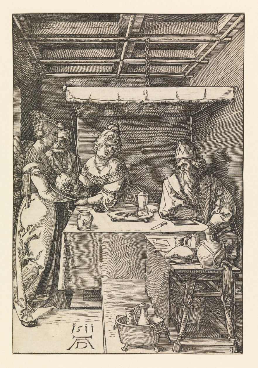 Herodias med hodet til døperen Johannes av Albrecht Dürer