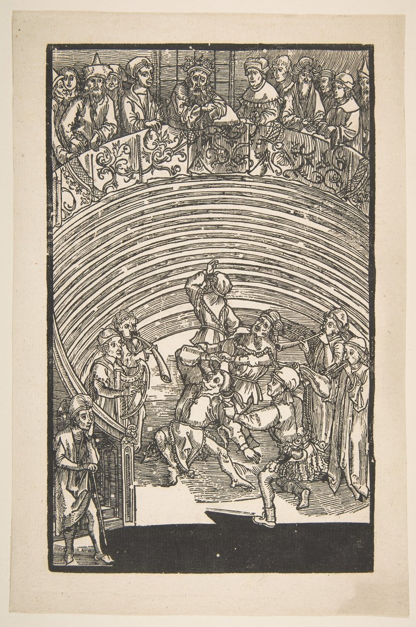 Illustrasjon fra The Comedie of Terence, 1800-talls opptrykk.n.d. av Albrecht Dürer