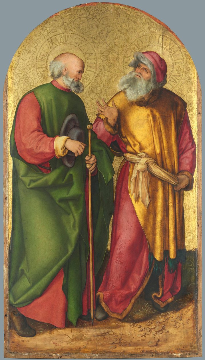 Jabach-alteret: de hellige Josef og Joakim av Albrecht Dürer