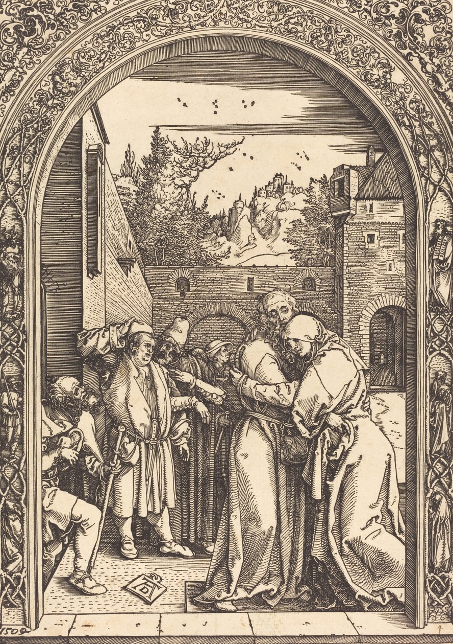 Joachim og Anna ved Golden Gate, 1504. av Albrecht Dürer