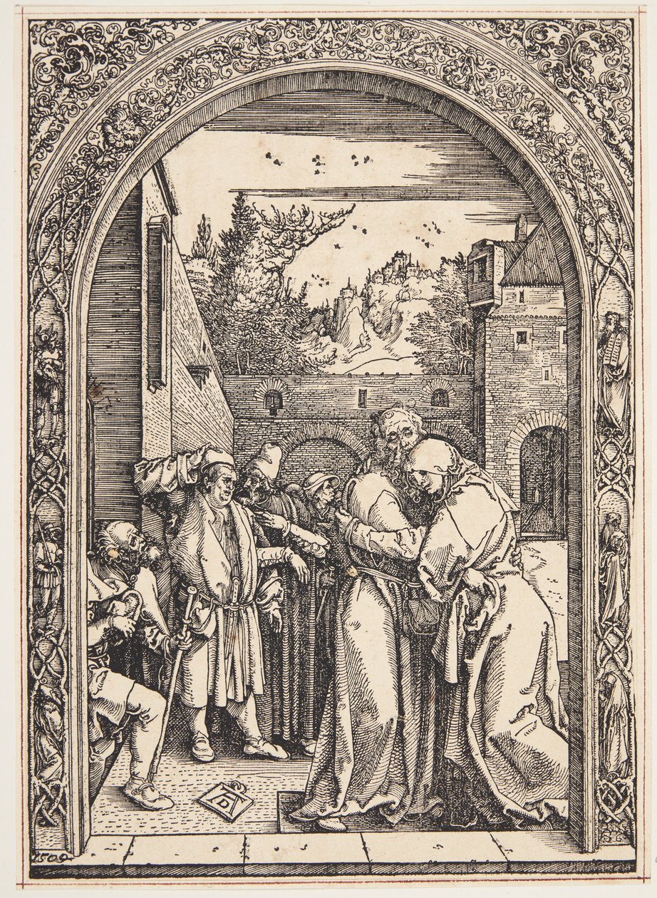 Joachim og St. Ann møtes ved Golden Gate av Albrecht Dürer
