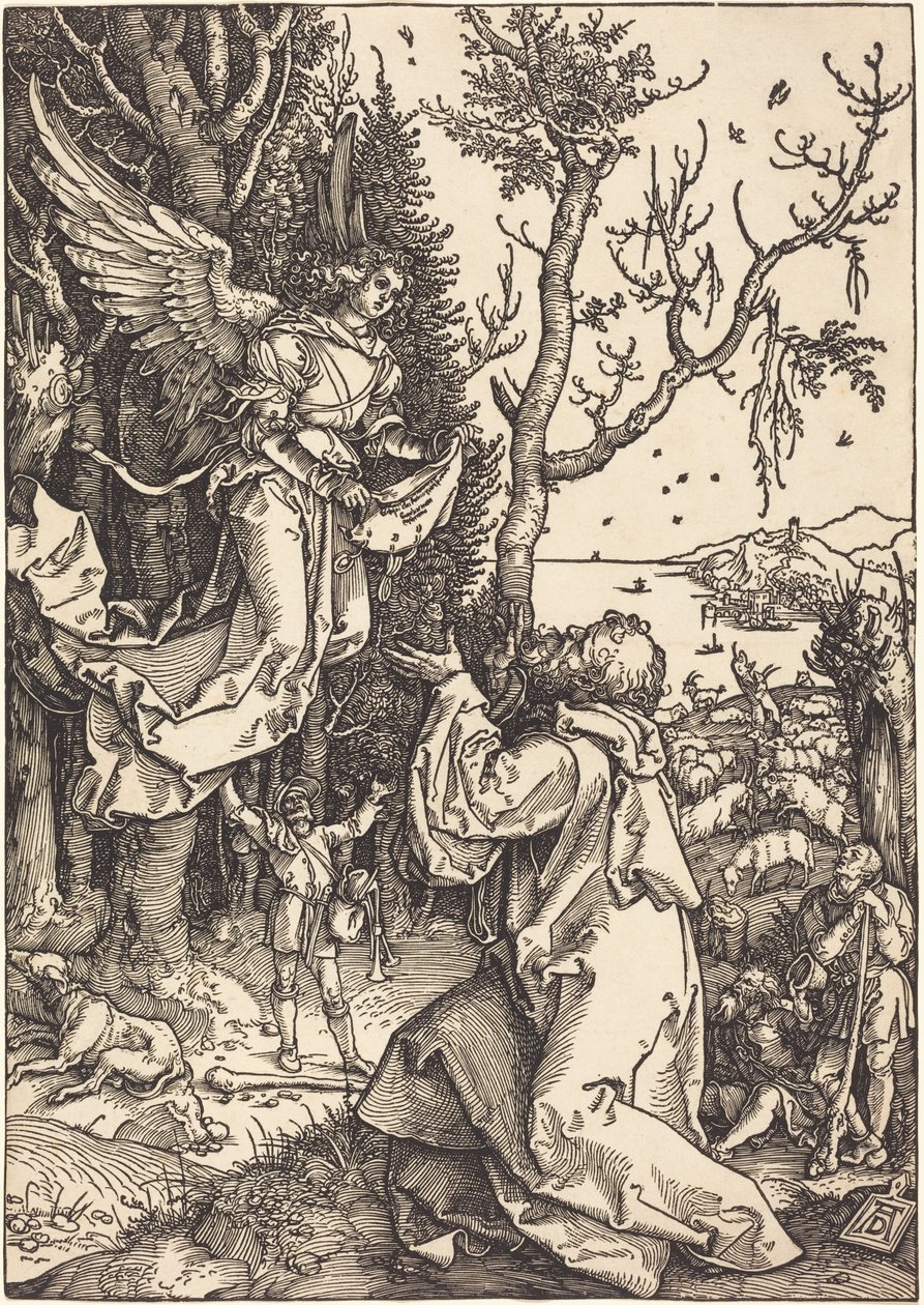 Joakim og engelen av Albrecht Dürer