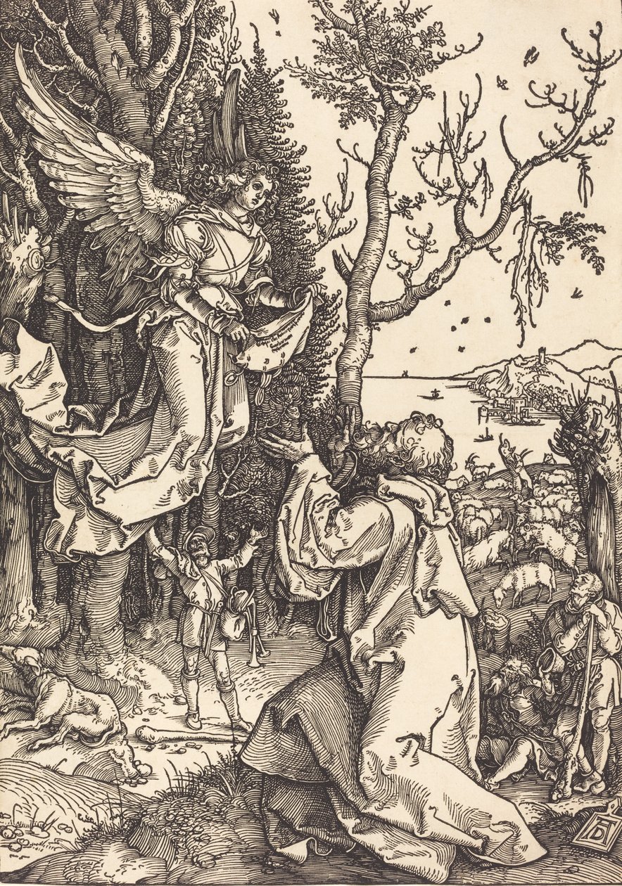 Joachim og engelen, ca. 1504. av Albrecht Dürer