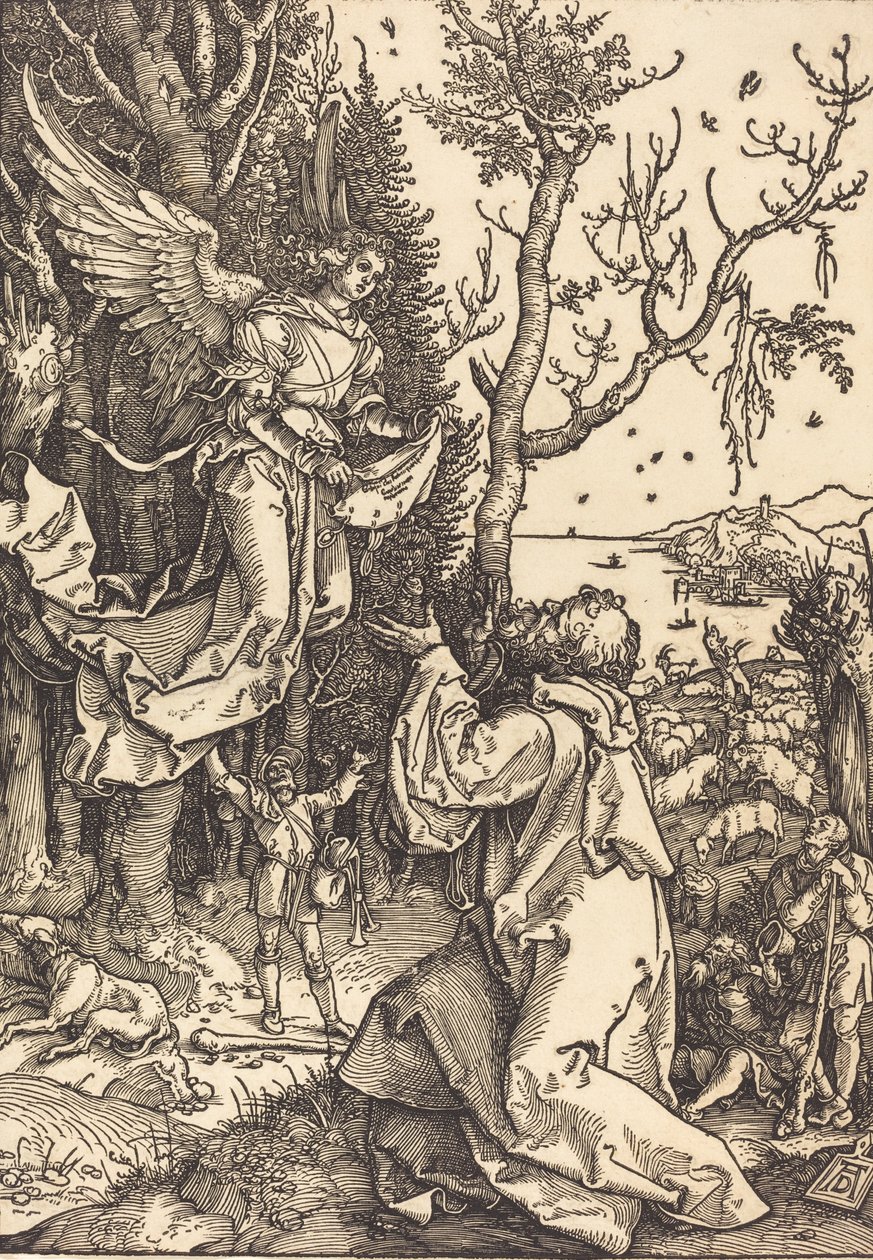 Joachim og engelen, ca. 1504. av Albrecht Dürer