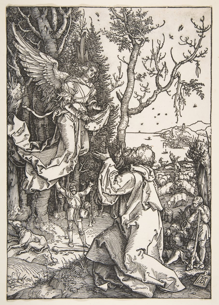 Joachim og engelen, fra The Life of the Virgin, ca. 1504. av Albrecht Dürer