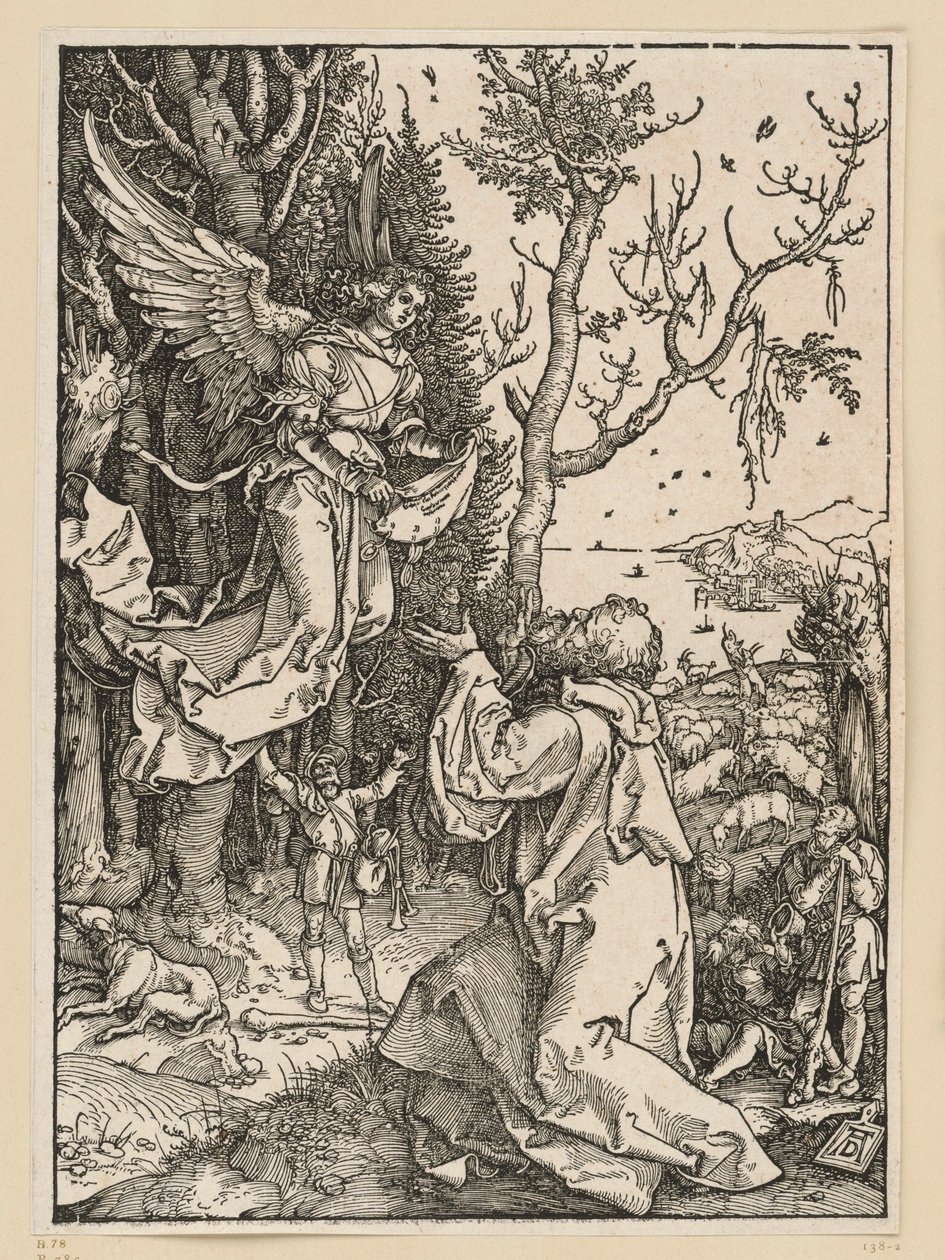 Joakim og engelen (Marias liv) av Albrecht Dürer