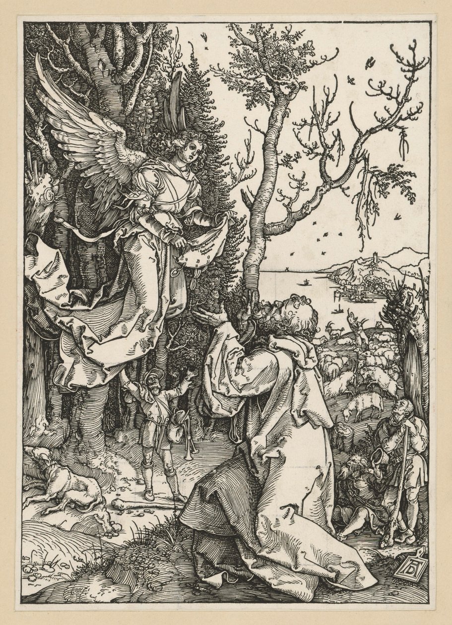 Joakim og engelen (Marias liv) av Albrecht Dürer