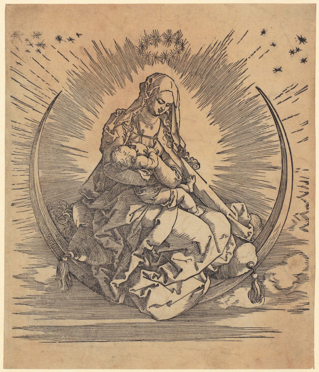 Joakims offer blir avvist av ypperstepresten, blad 2 fra serien «Jomfru Marias liv» av Albrecht Dürer