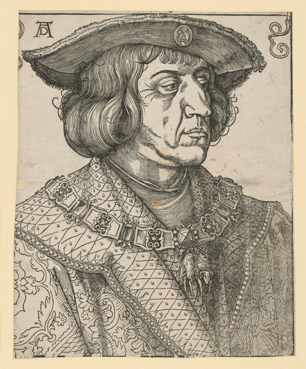 Keiser Maximilian I. av Albrecht Dürer