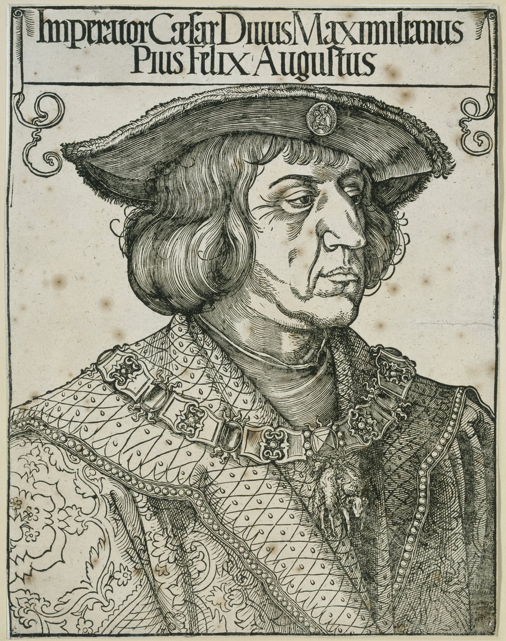 Keiser Maximilian I. av Albrecht Dürer