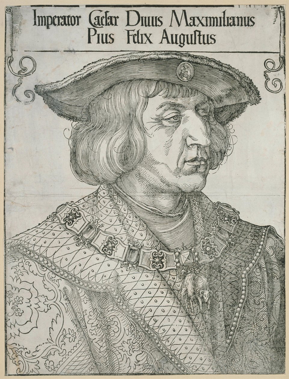 Keiser Maximilian I av Albrecht Dürer