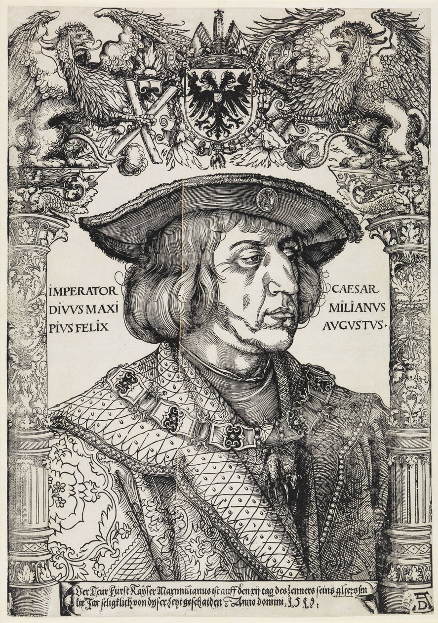 Keiser Maximilian I av Albrecht Dürer