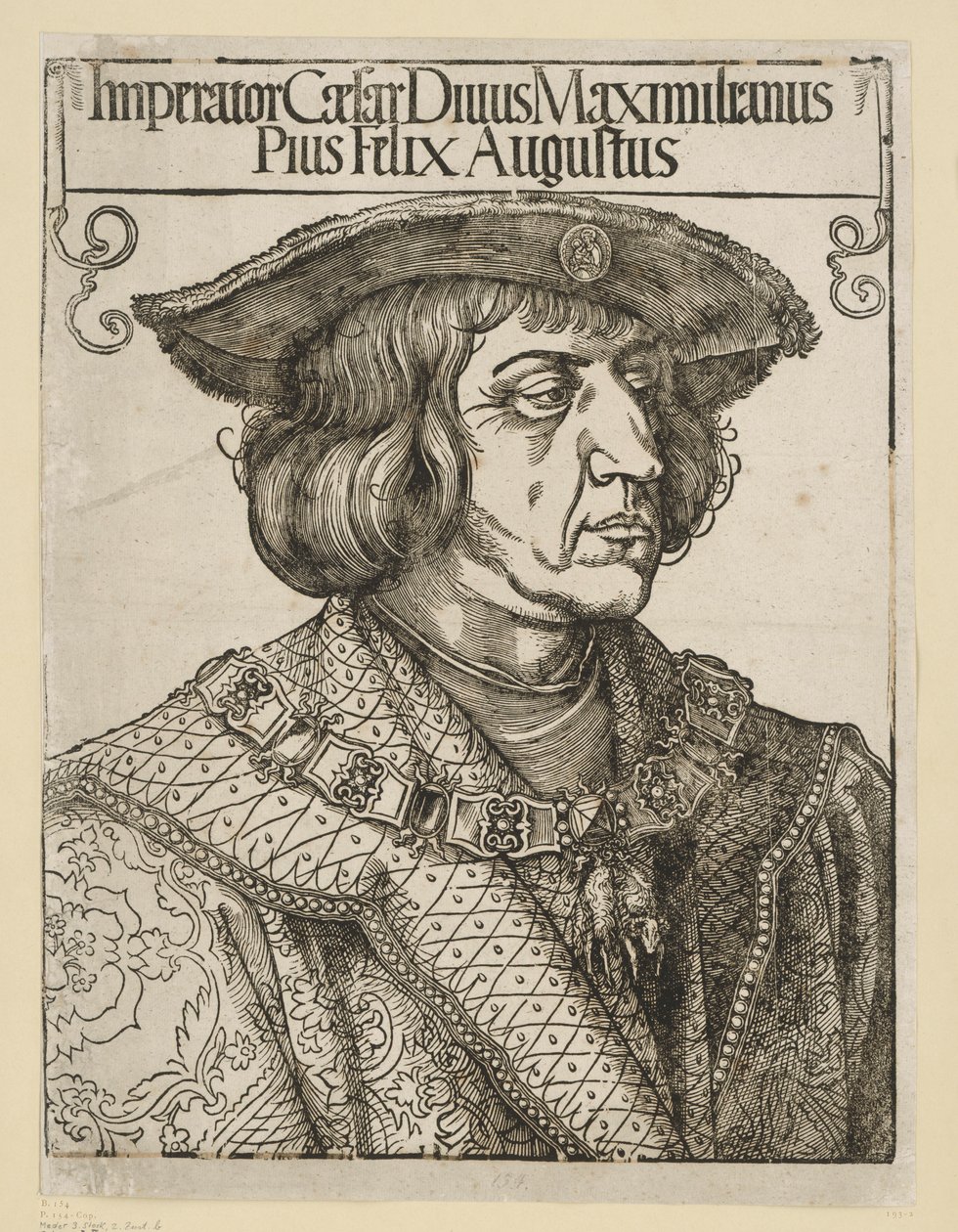 Keiser Maximilian I av Albrecht Dürer