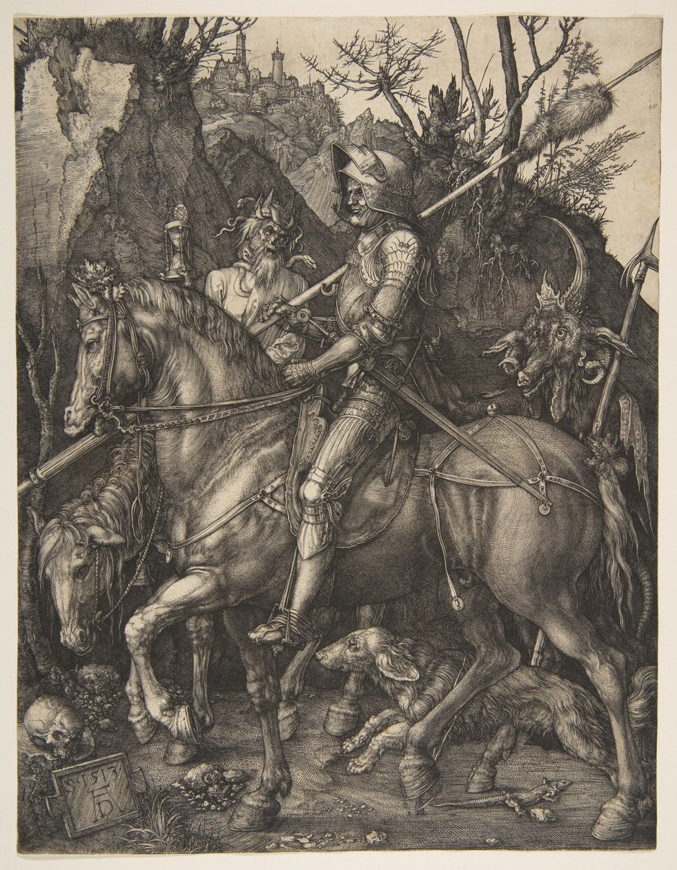 Ridder, død og djevel av Albrecht Dürer