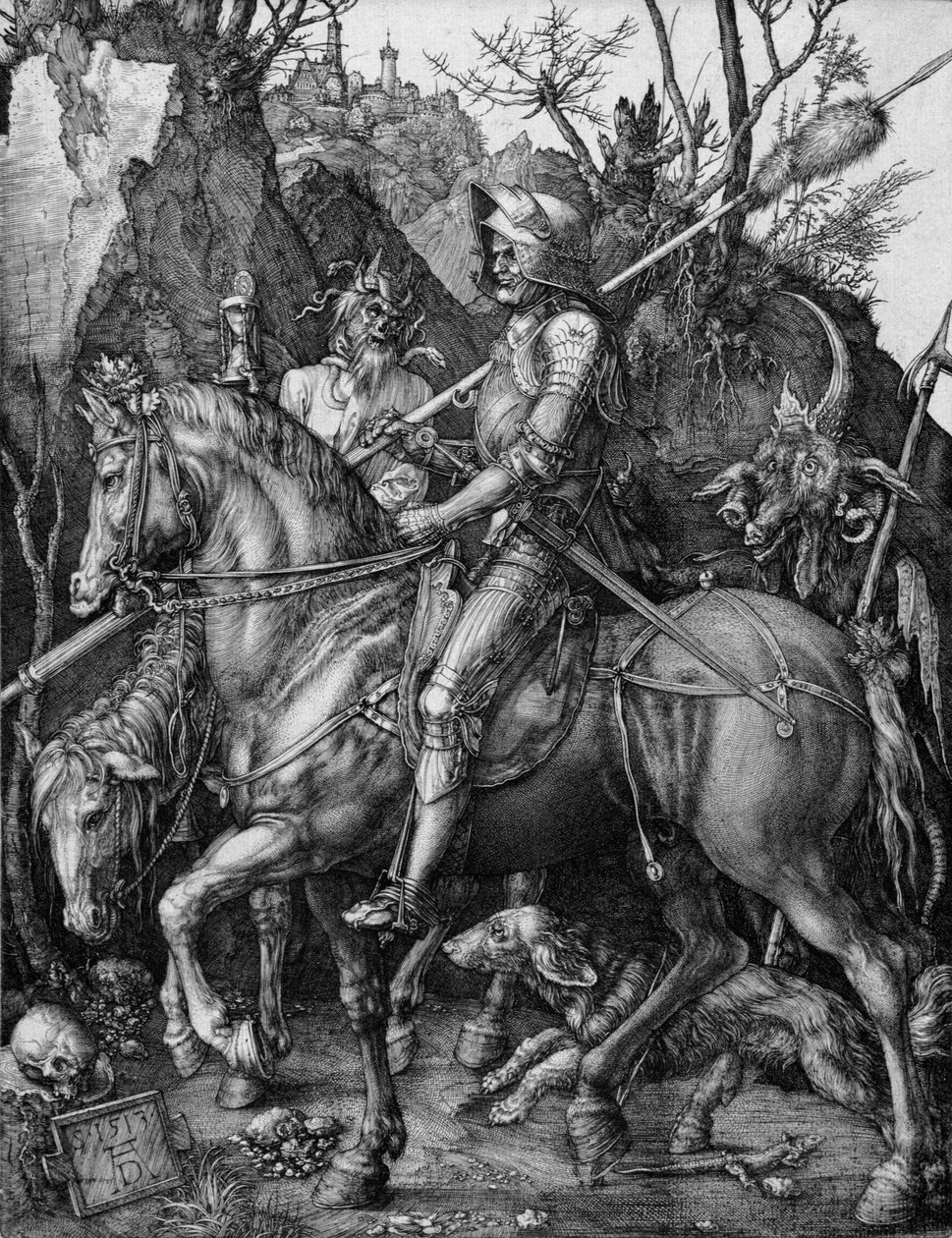 Ridder, døden og djevelen av Albrecht Dürer
