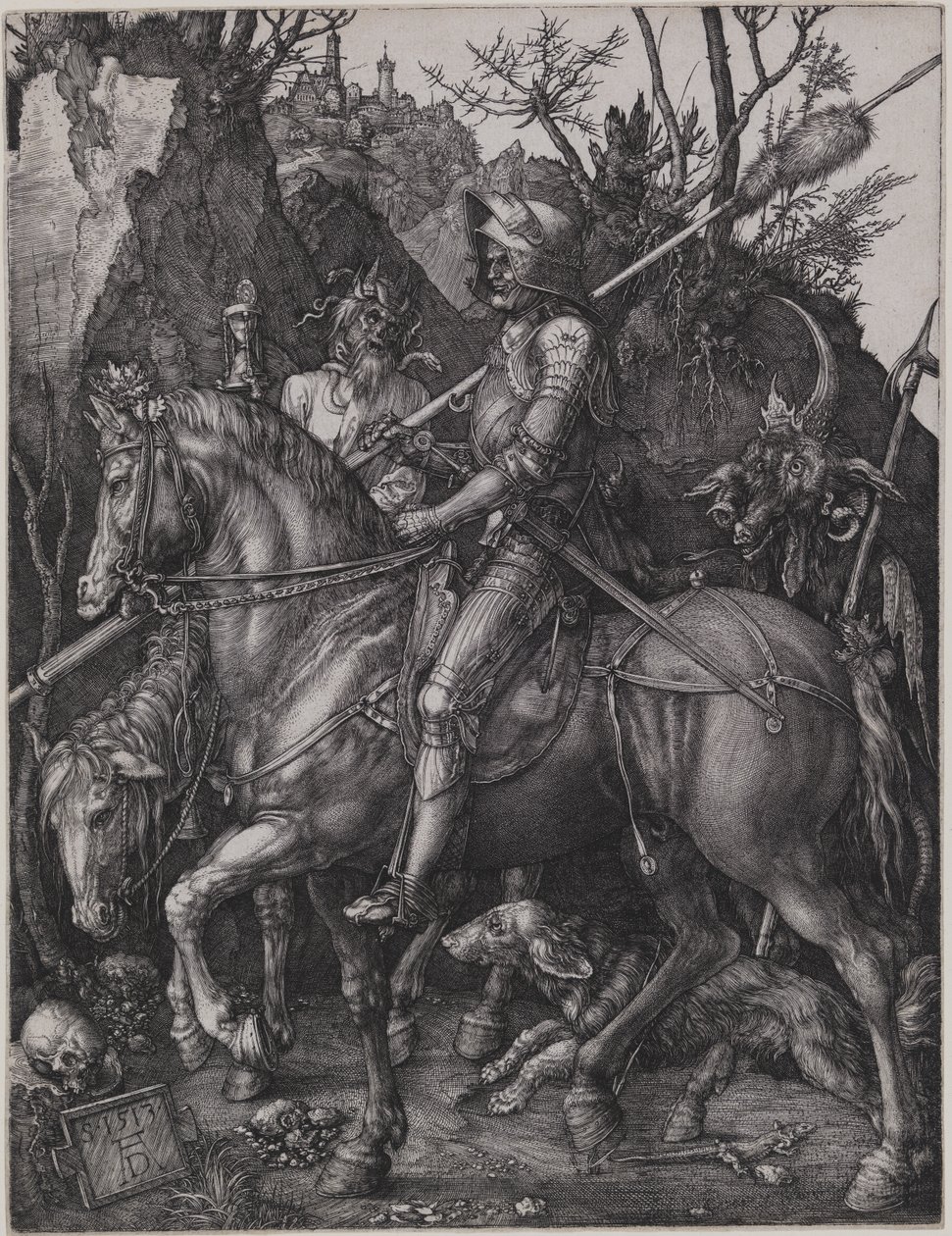 Ridder, død og djevel av Albrecht Dürer