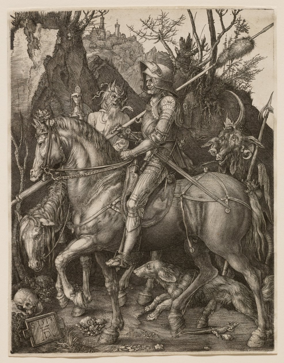 Ridder, døden og djevelen av Albrecht Dürer